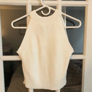 Wilfred Crevier Knit Top in White